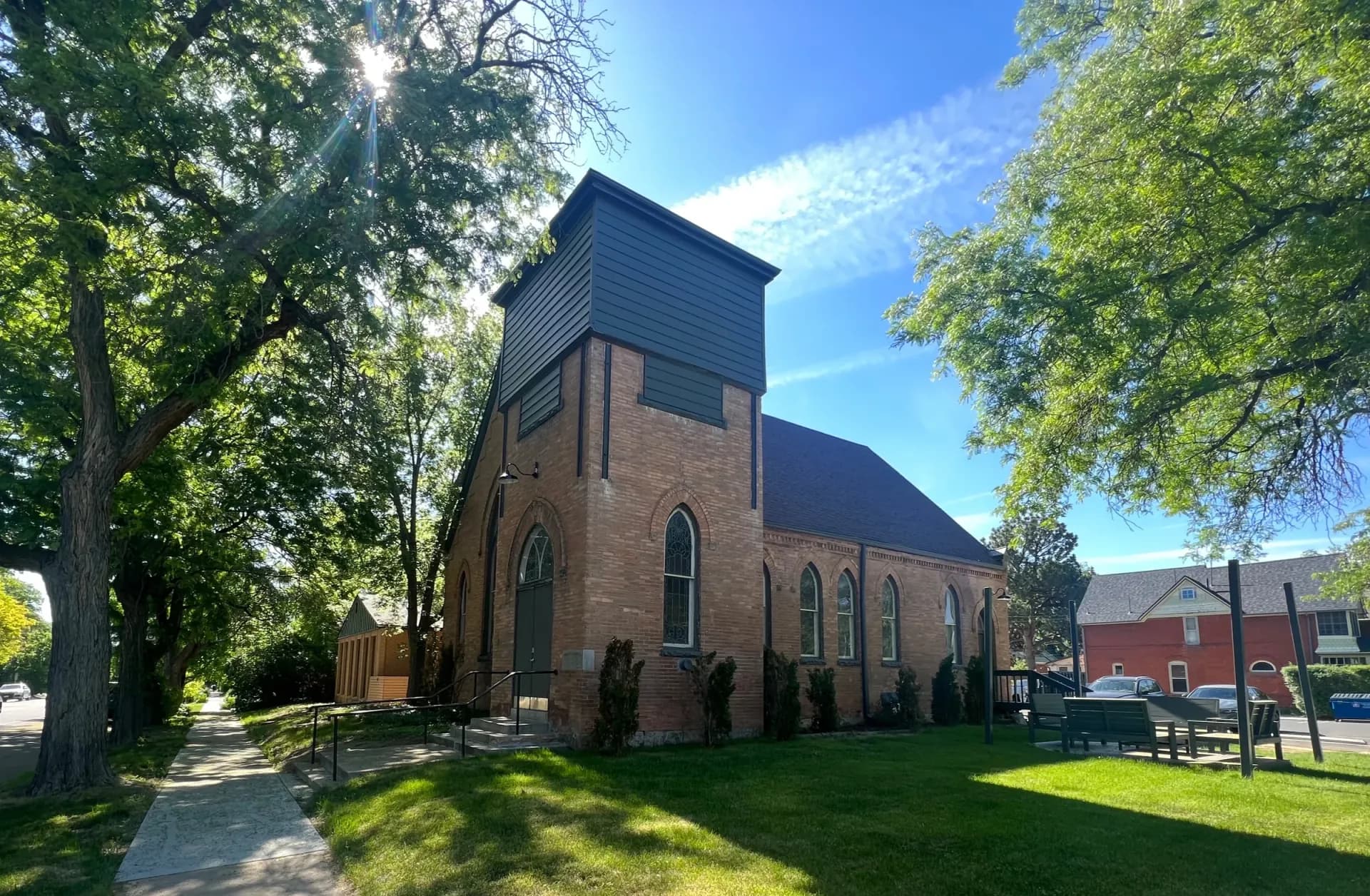 Merritt Wellness Denver yoga studio interior booking background